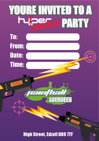 Aberdeen hyper shock Invite