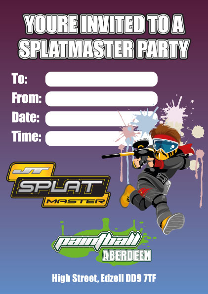 Aberdeen splatmaster Invite